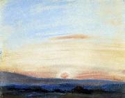 Eugene Delacroix Study of Sky painting